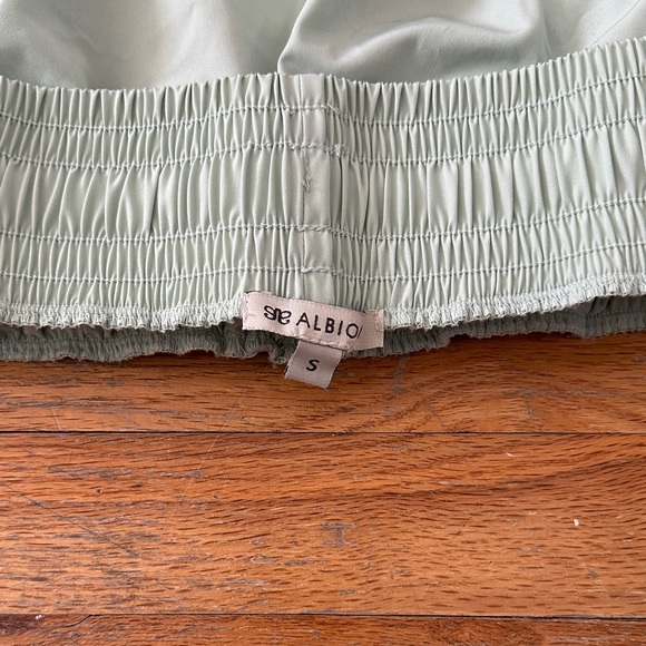 Albion Women's Mint Green Athletic Shorts - Picture 4 of 4